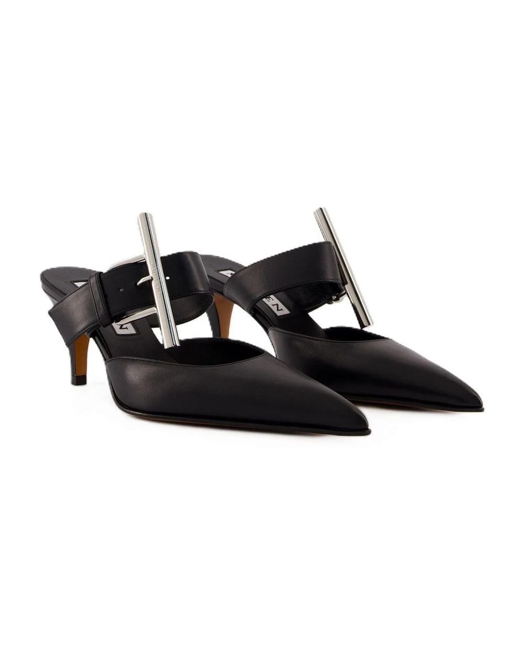 McQueen Black Francisco Pumps