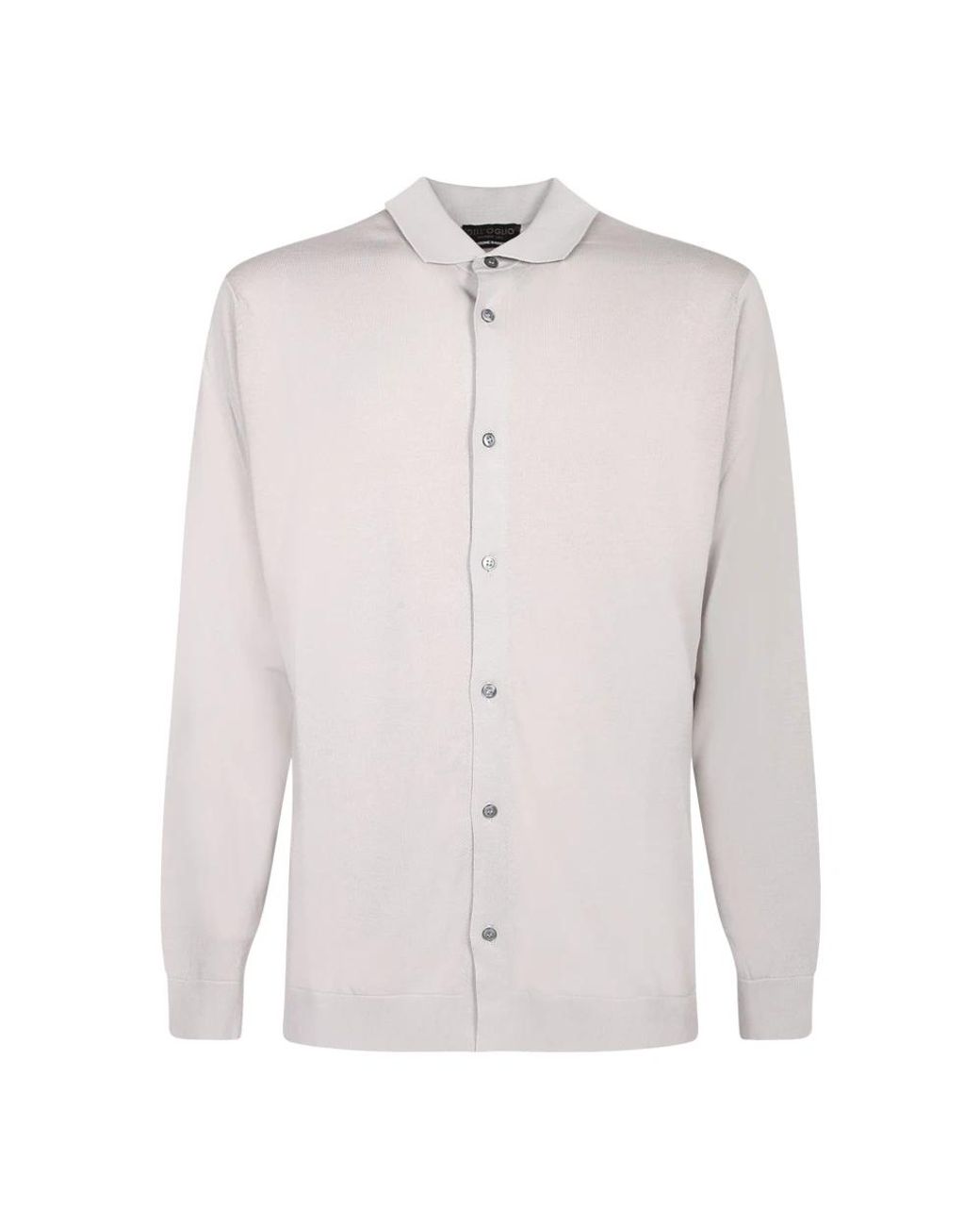 Dell'Oglio White Casual Shirts for men