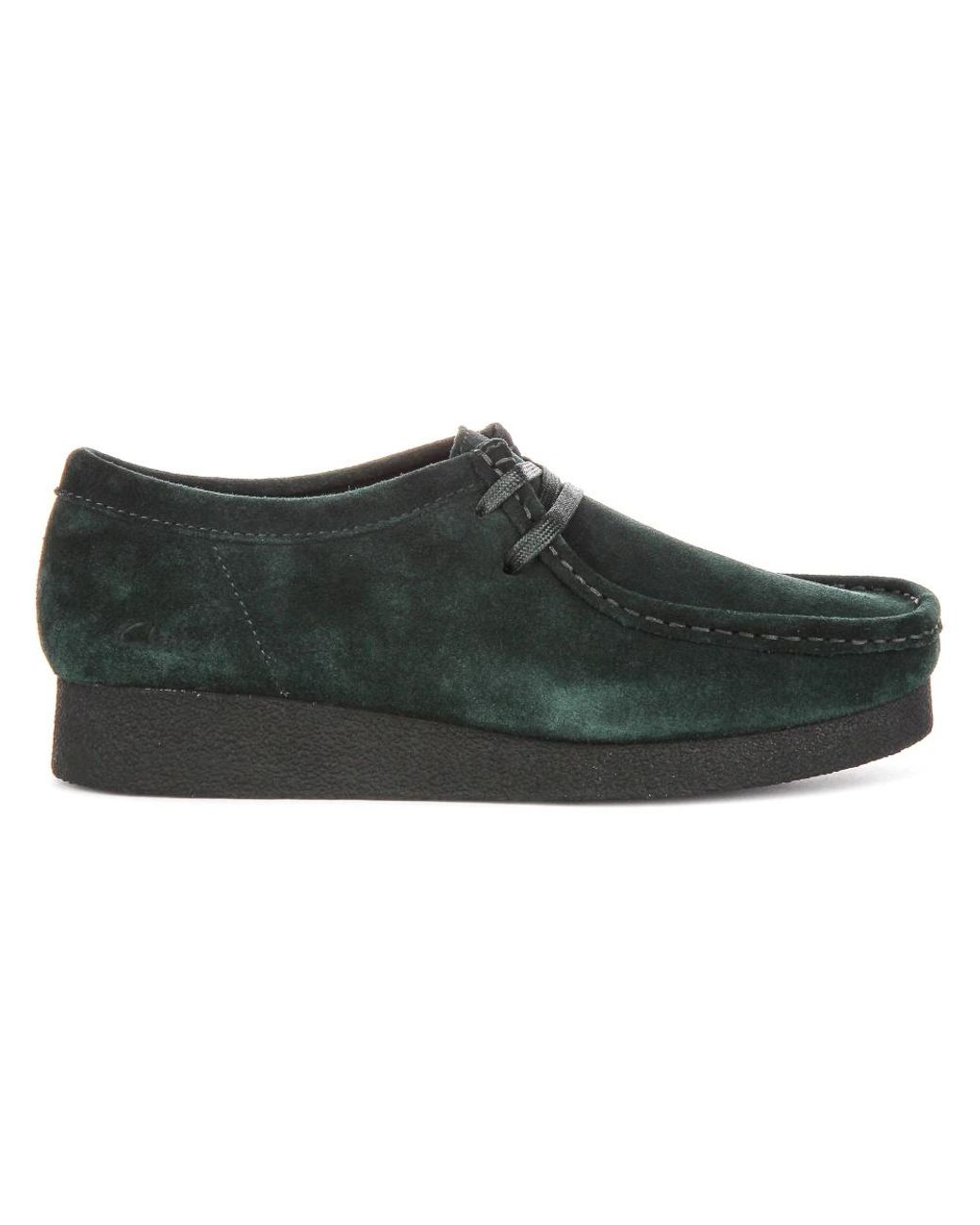 Clarks Black Laced Shoes