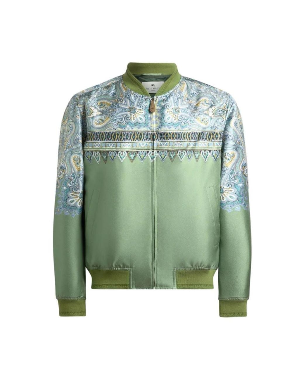 Etro Green Bomber Jackets for men