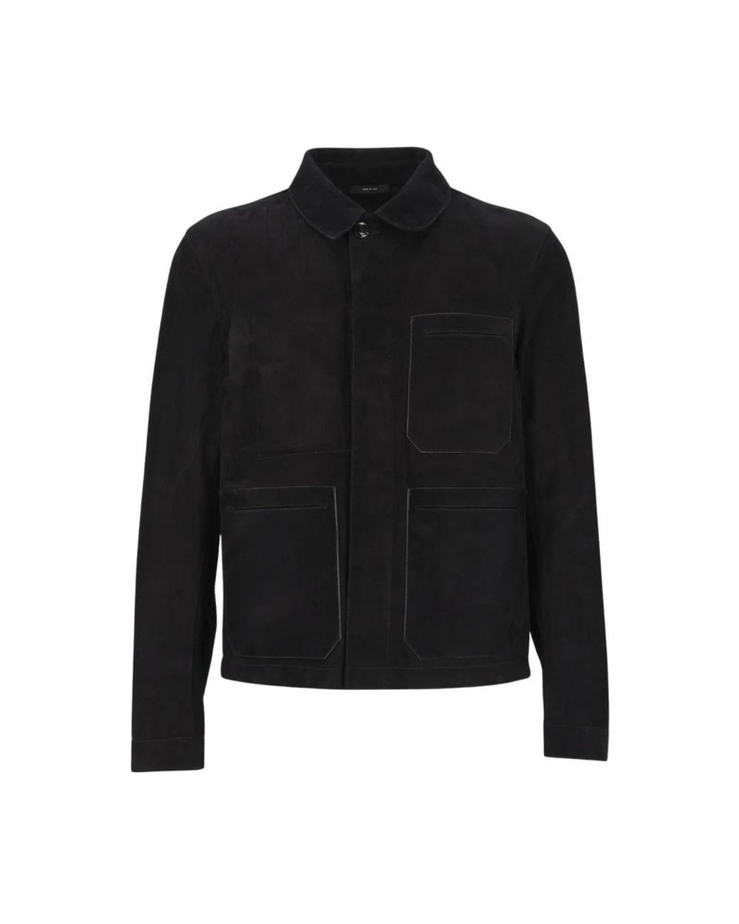 Tom Ford Black Leather Jackets for men