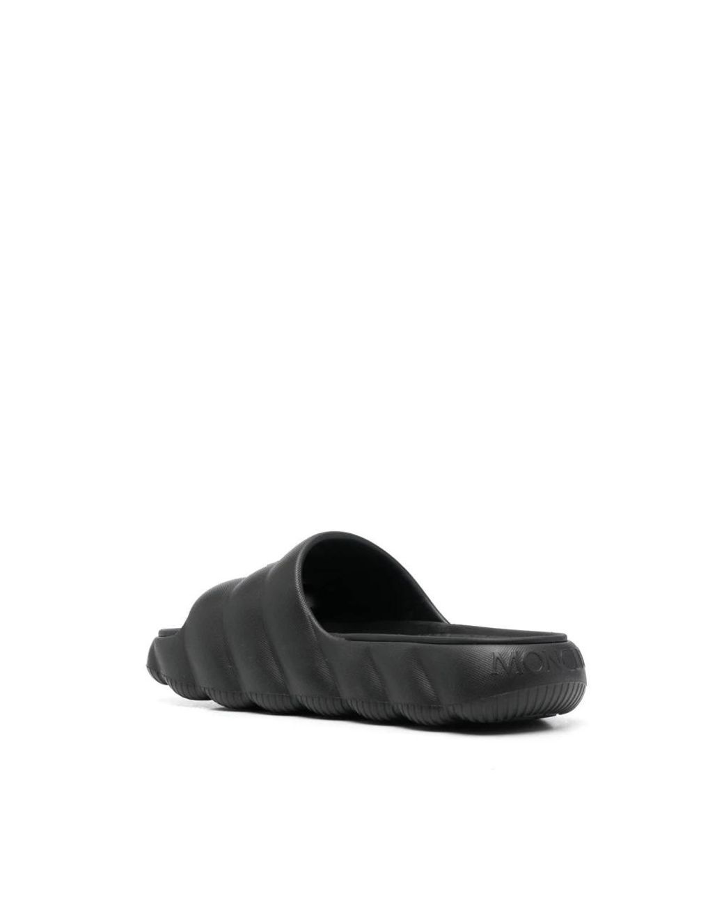 Sliders Moncler en coloris Black