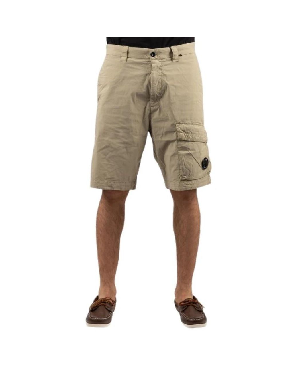C P Company Natural Casual Shorts for men