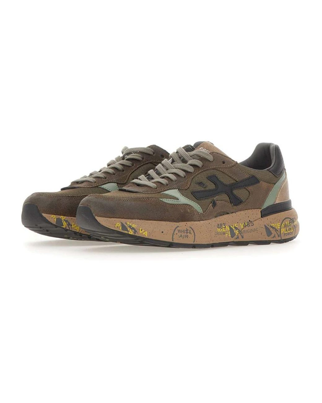 Premiata Brown Sneakers for men