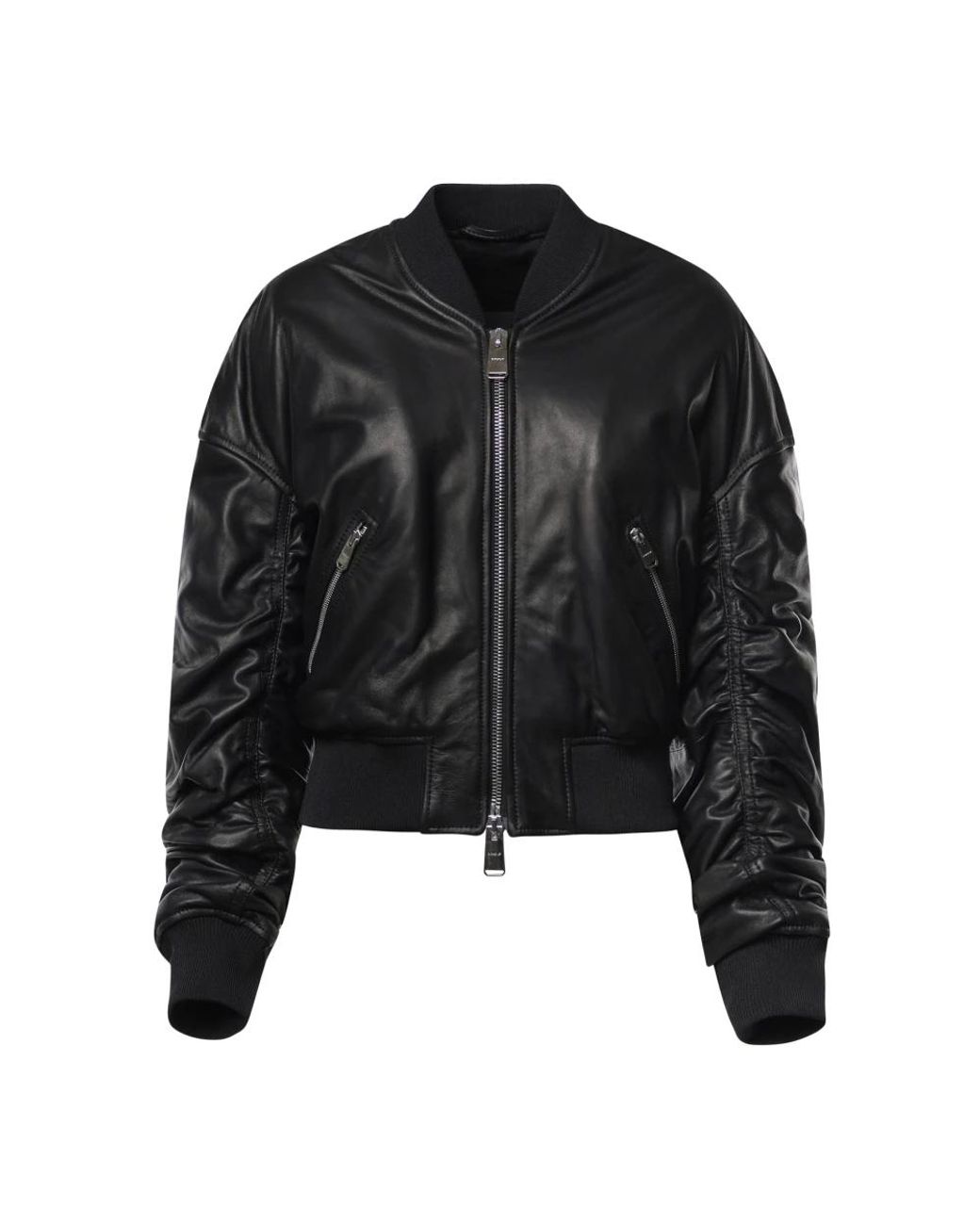 Dondup Black Bomber Jackets
