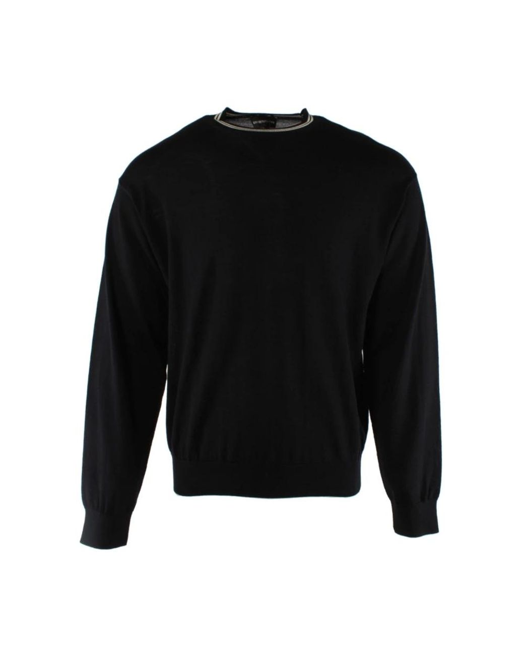 Armani Truien & Vesten ,Blauw ,Wol Wol Trui in het Black voor heren