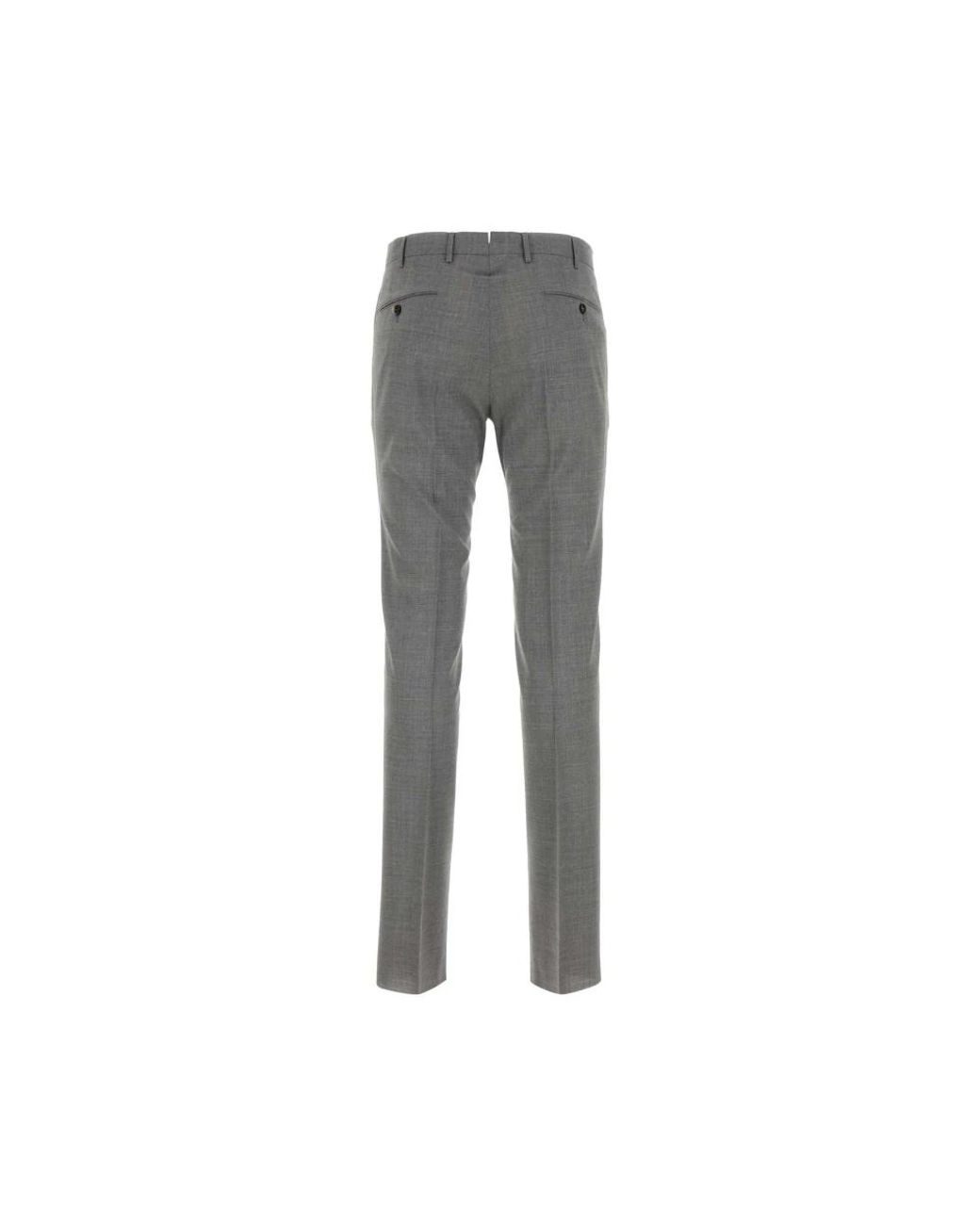 PT Torino Gray Slim-Fit Trousers for men