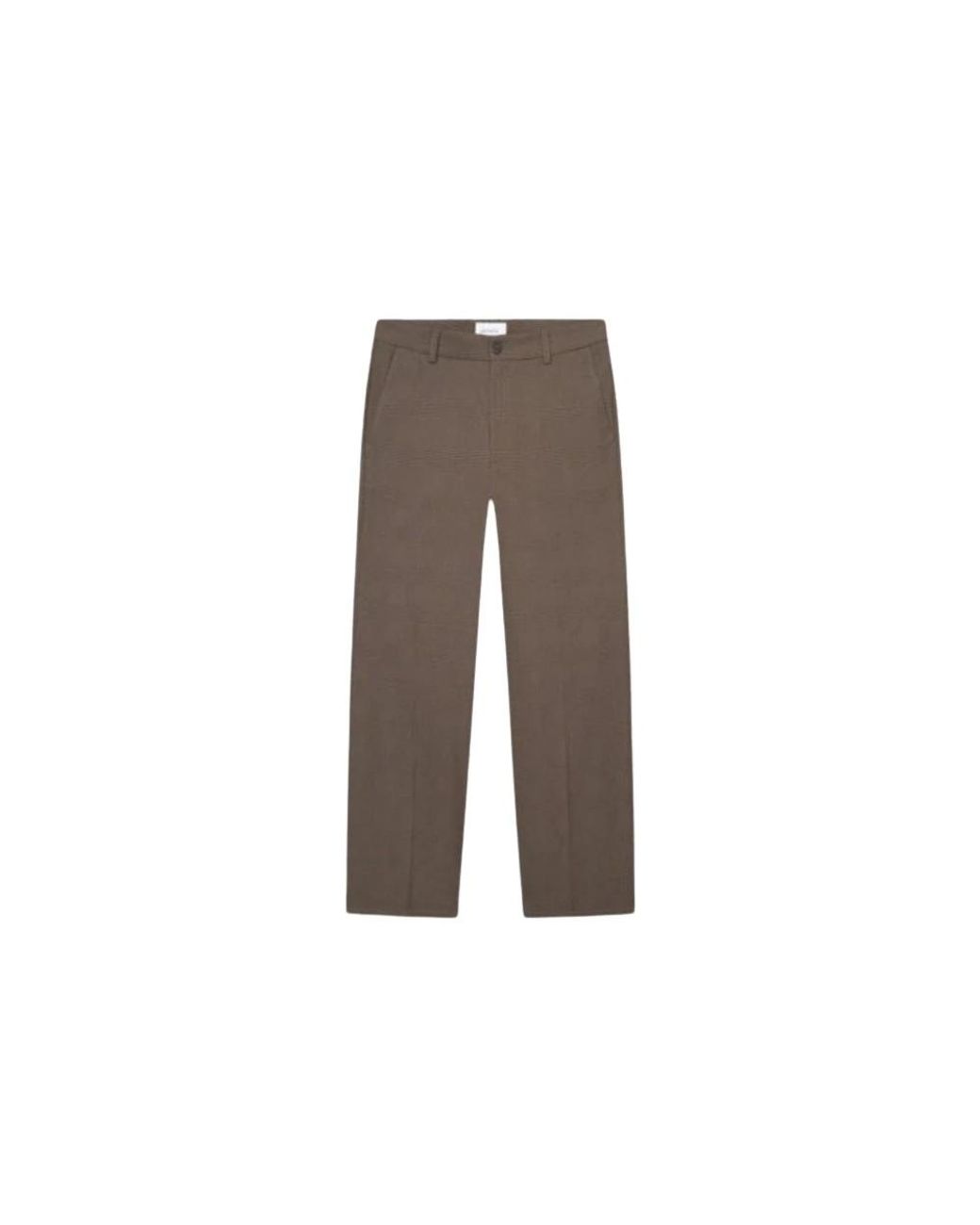 Les Deux Brown Straight Trousers for men