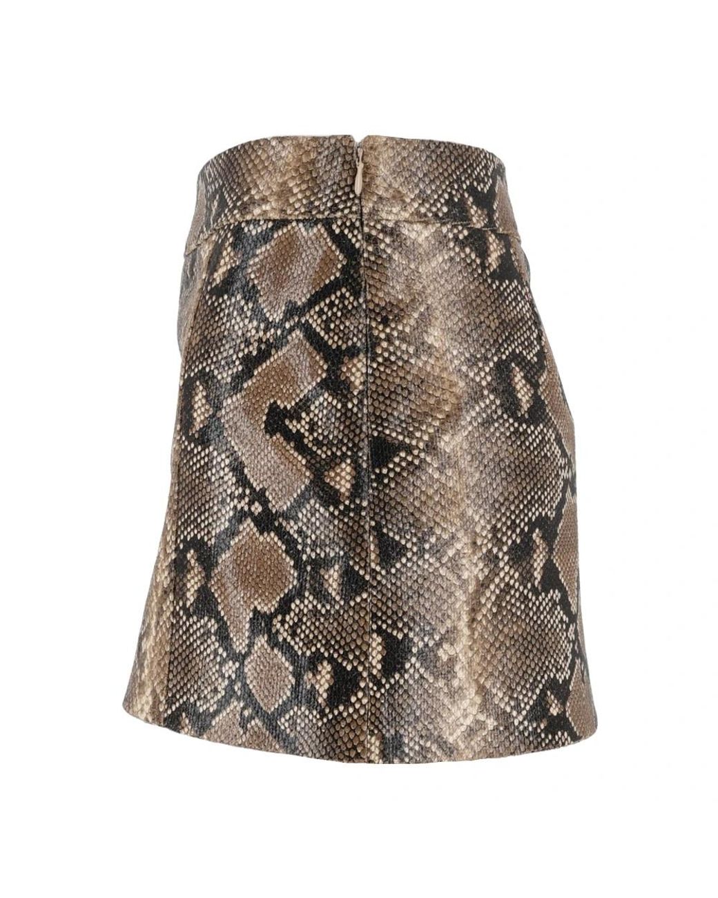 Ermanno Scervino Brown Short Skirts