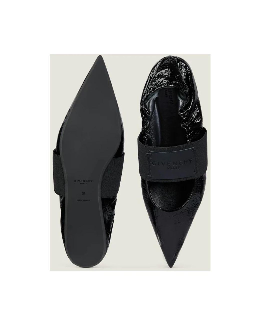 Givenchy Black Ballerina Shoes