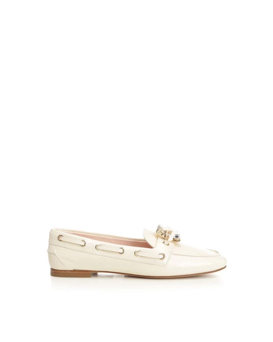 Roger Vivier Natural Boat Shoes