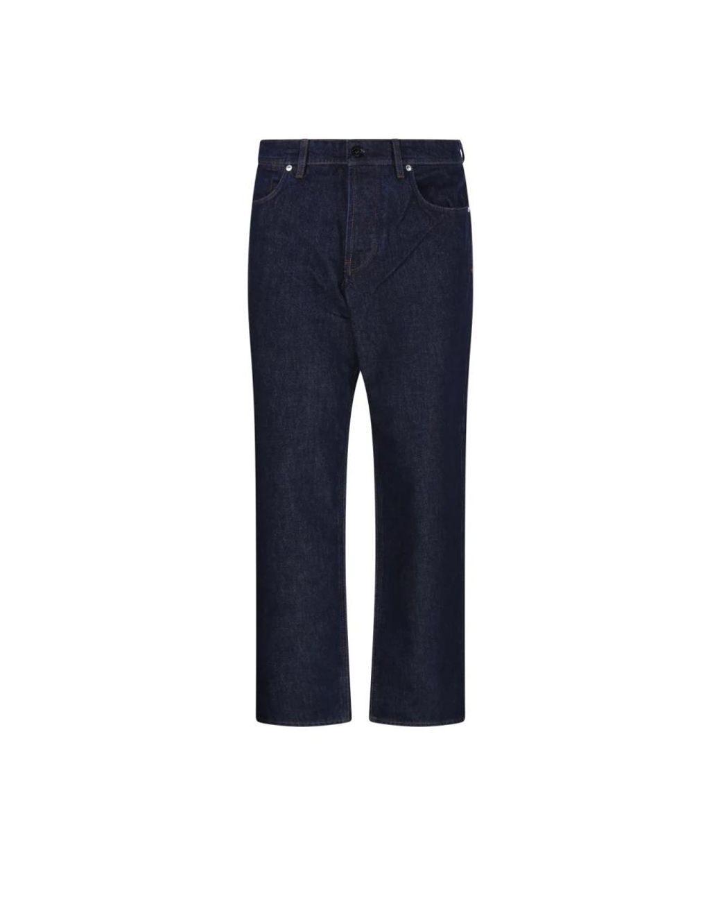 Stone Island Blue Straight Jeans for men