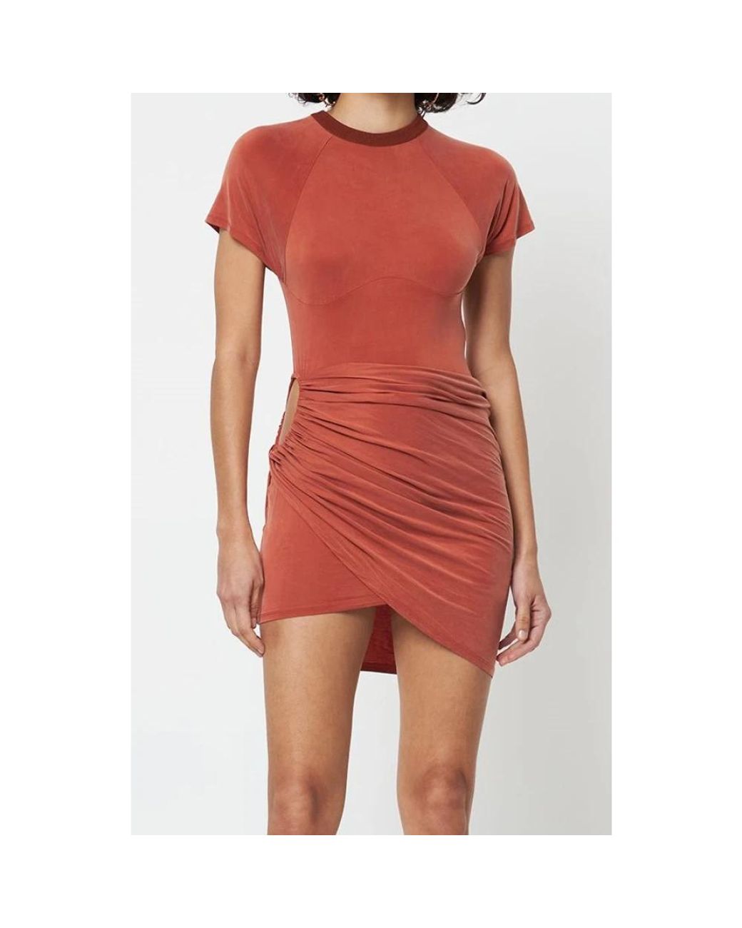Jacquemus Kleedjes ,Rood ,Rayon La Robe Espelho Court in het Pink
