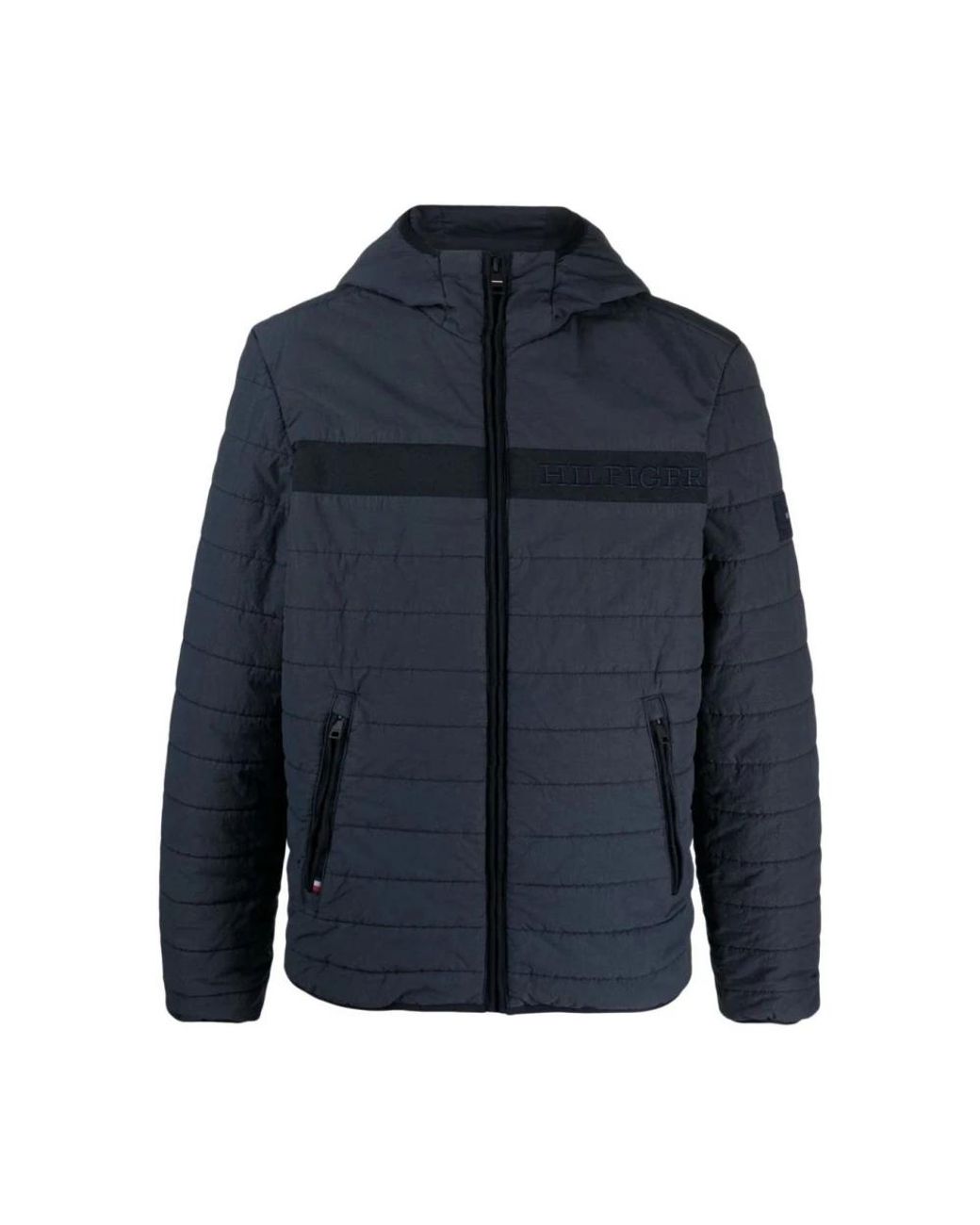 Tommy Hilfiger Blue Down Jackets for men