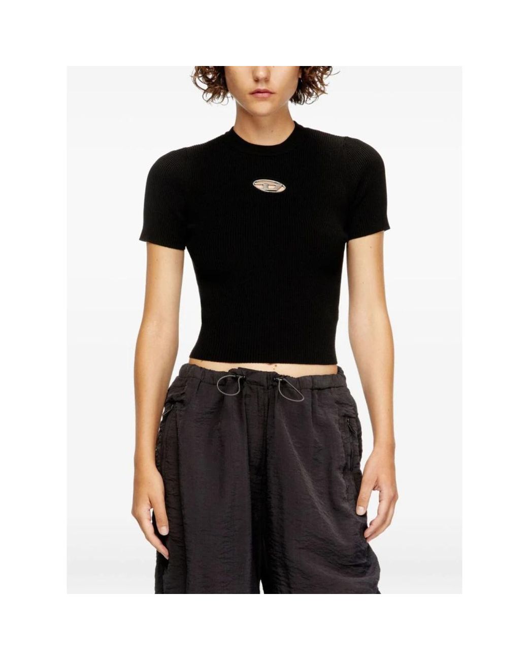 DIESEL Black T-Shirts