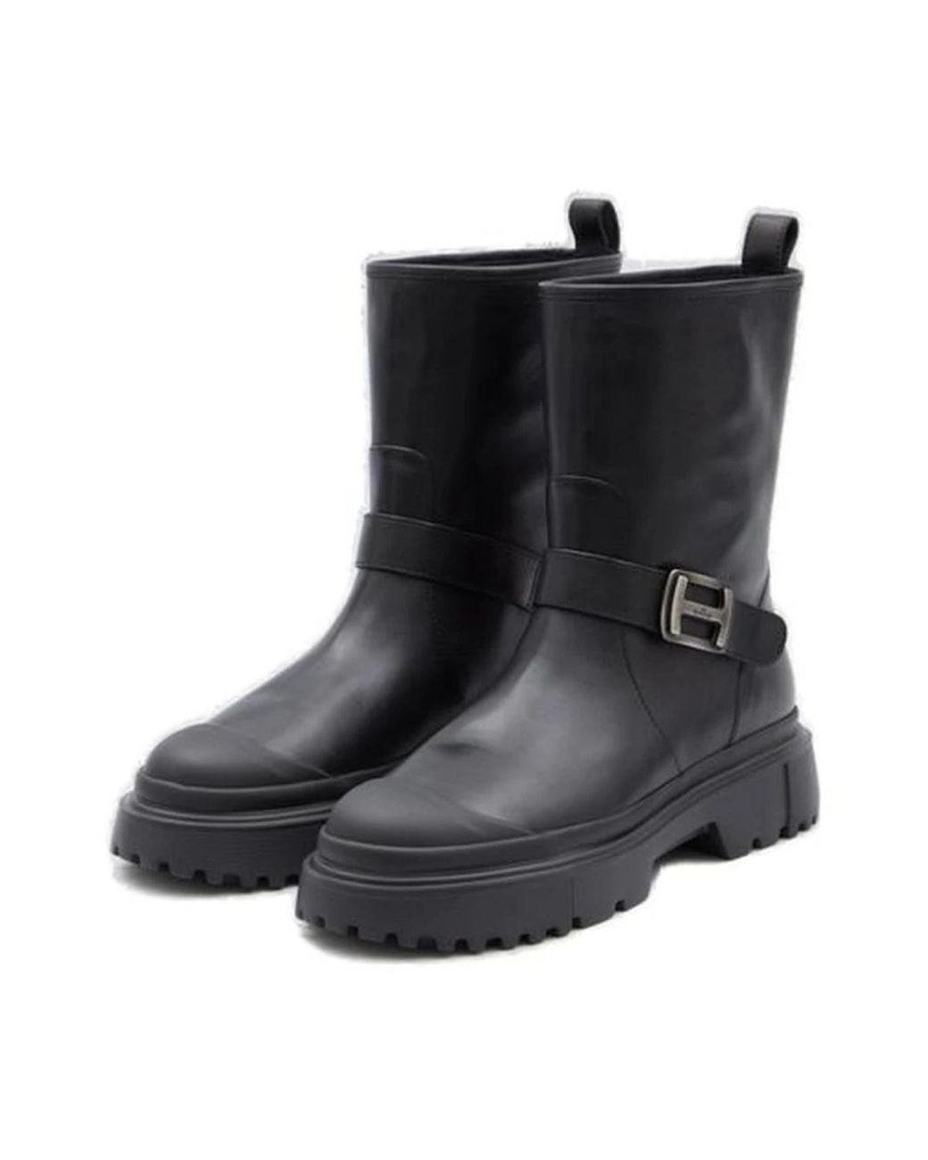 Hogan Black Ankle Boots