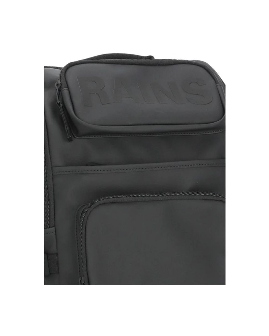 Rains Black Backpacks for men