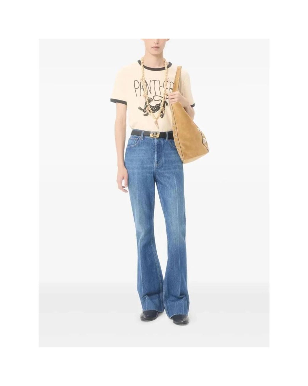 Valentino Garavani Blue Flare Jeans for men