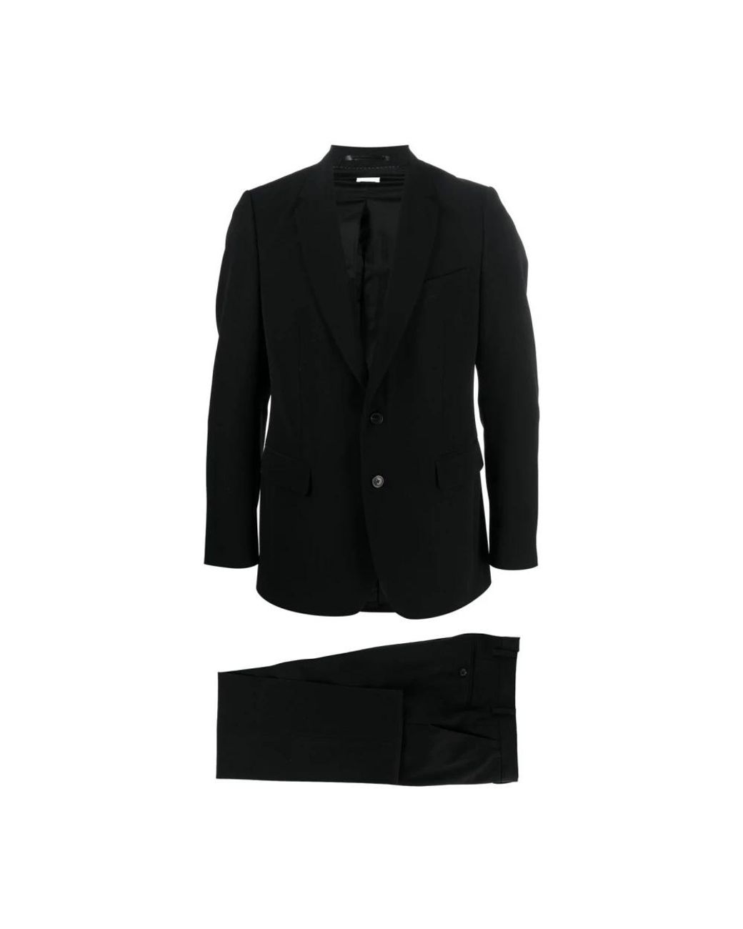 Dries Van Noten Black Single Breasted Suits for men