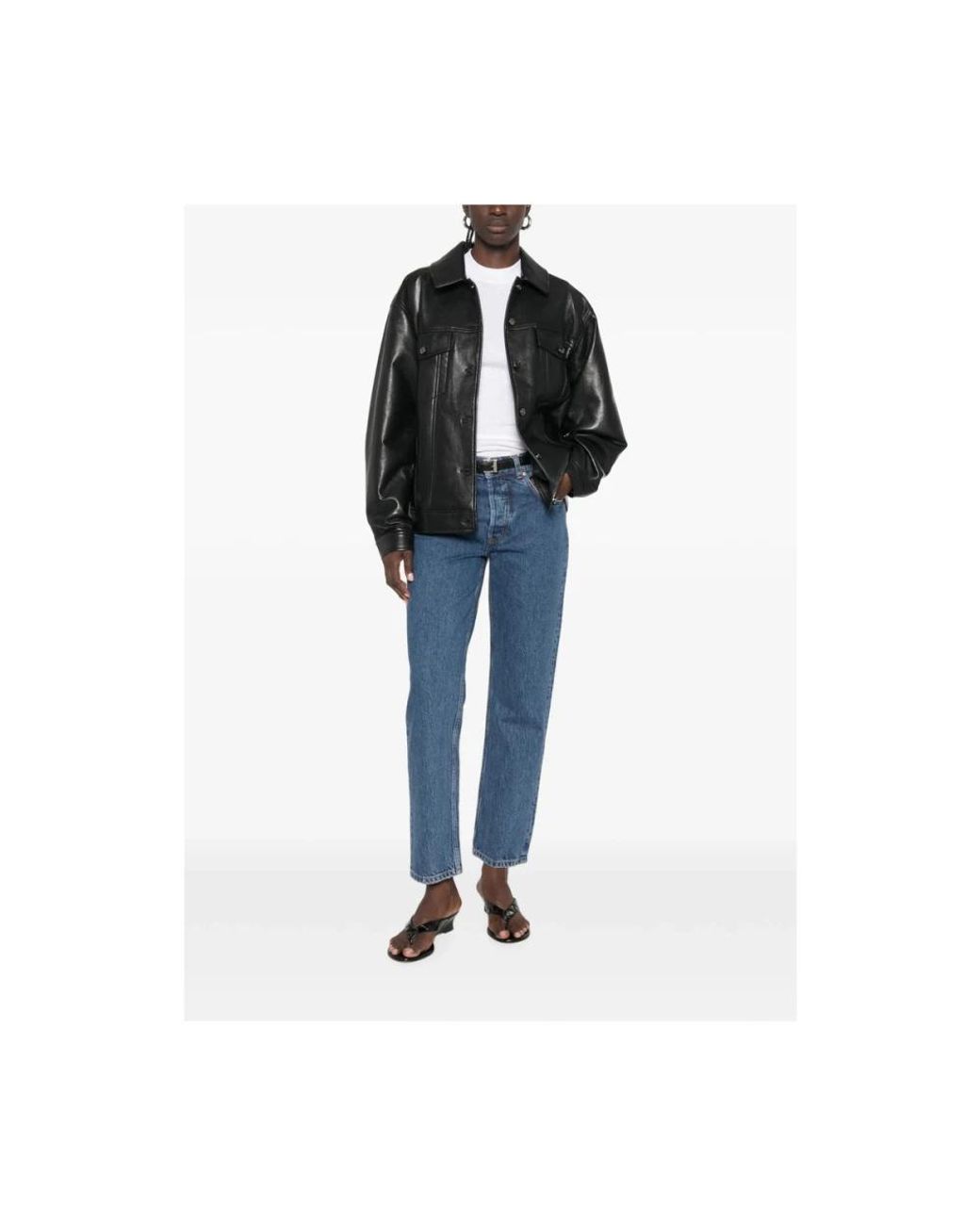 Anine Bing Black Leather Jackets