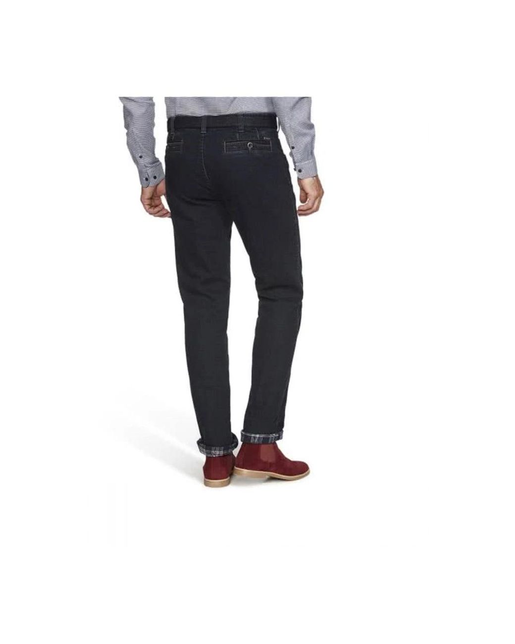 Meyer Blue Straight Fit Jeans for men