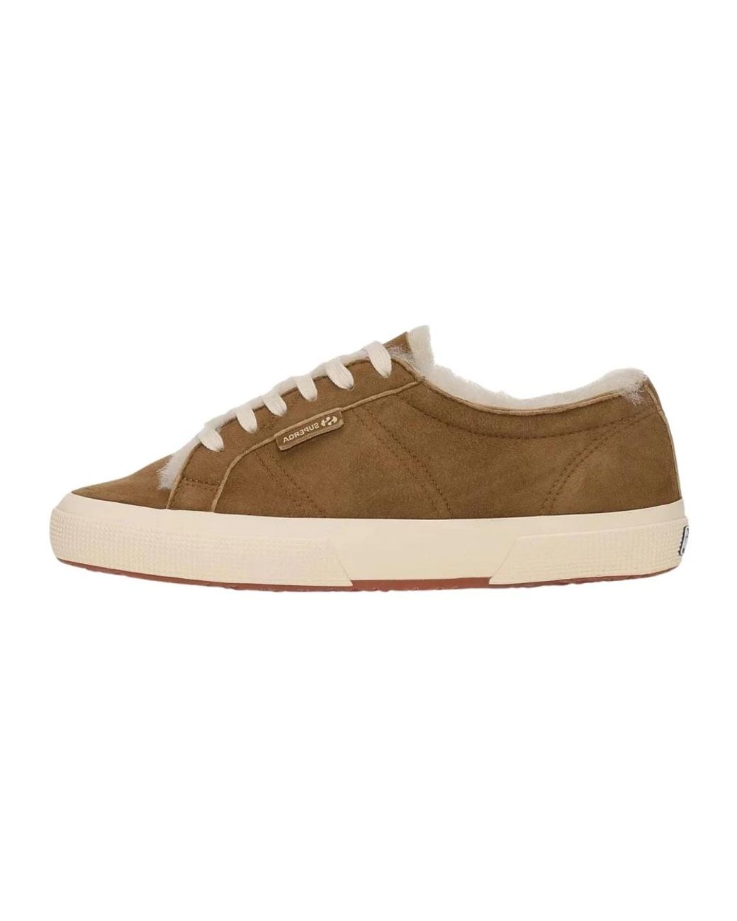 Superga 2750 Shearling in het Natural