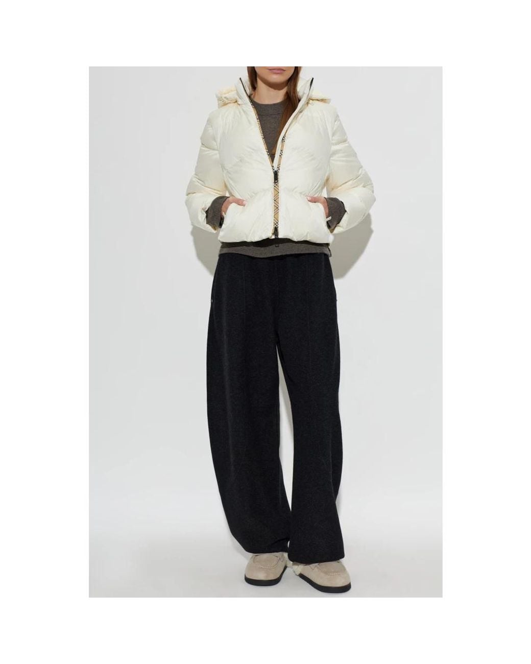 Down Jackets Burberry de color White