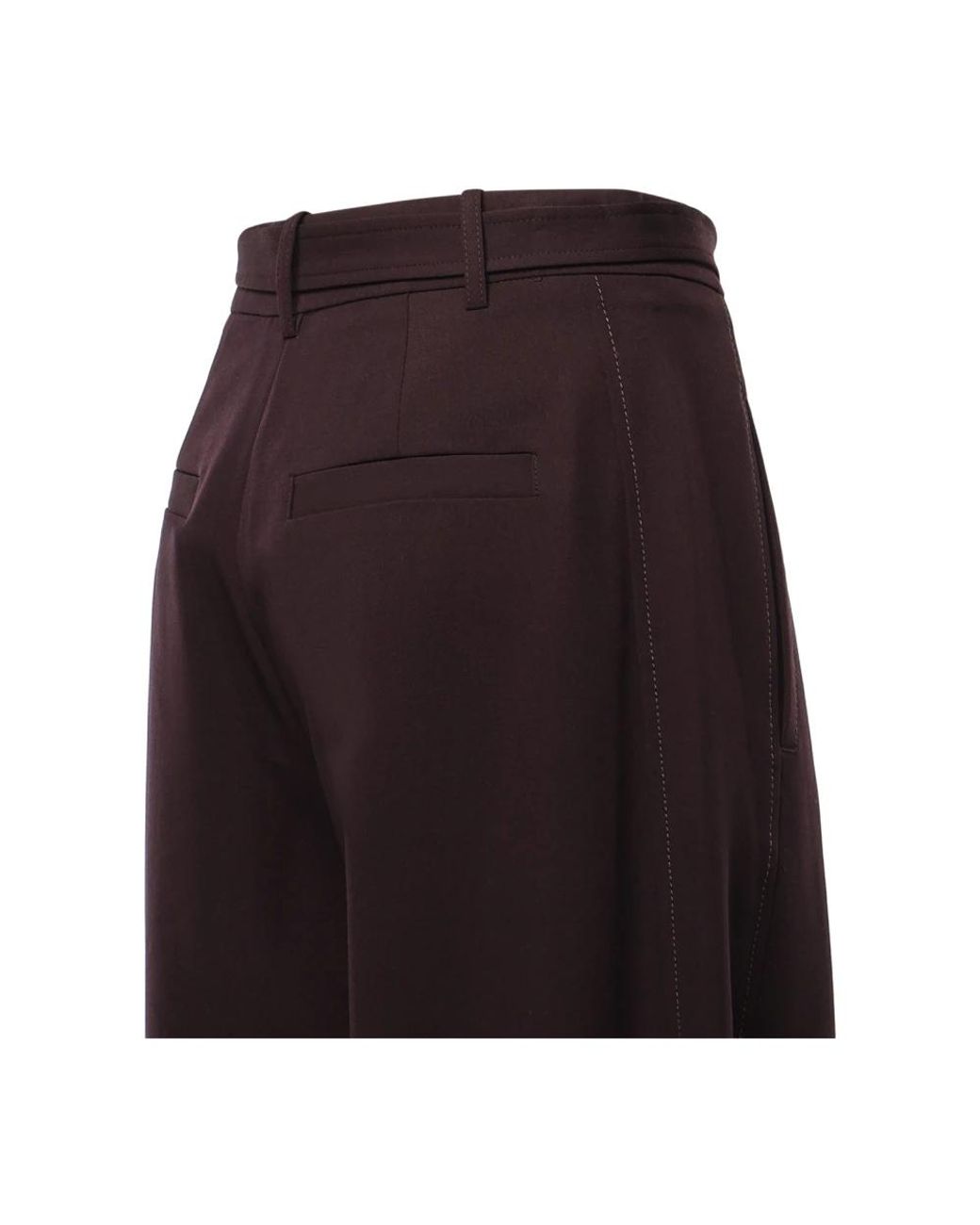 Pinko Brown Wide Trousers