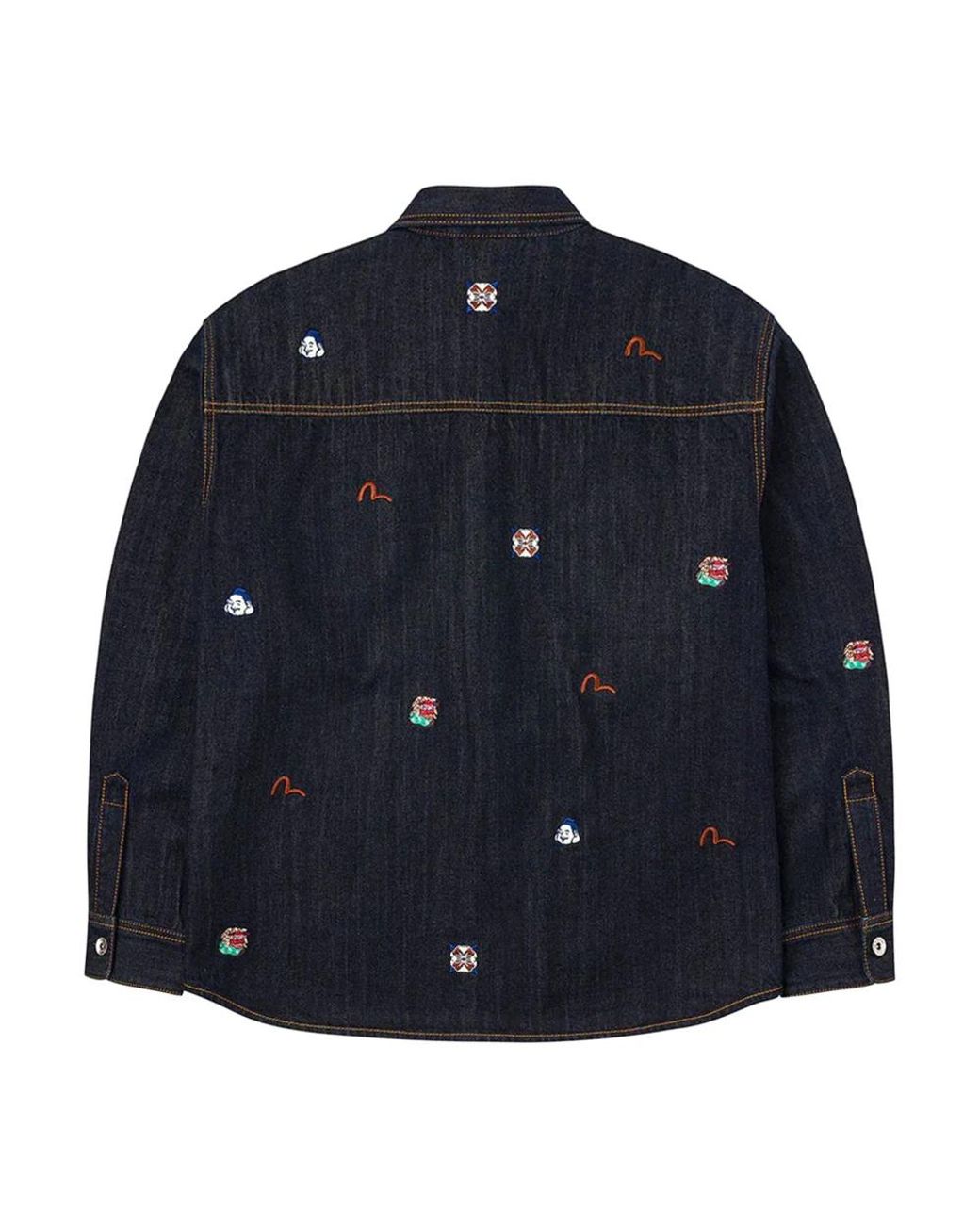 Evisu Blue Denim Shirts for men