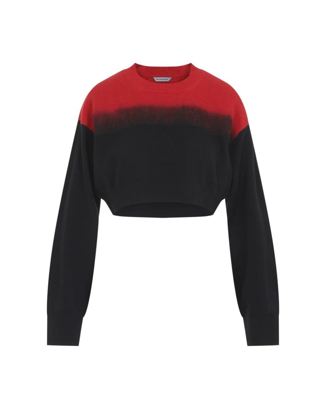 Balenciaga Red Round-Neck Knitwear