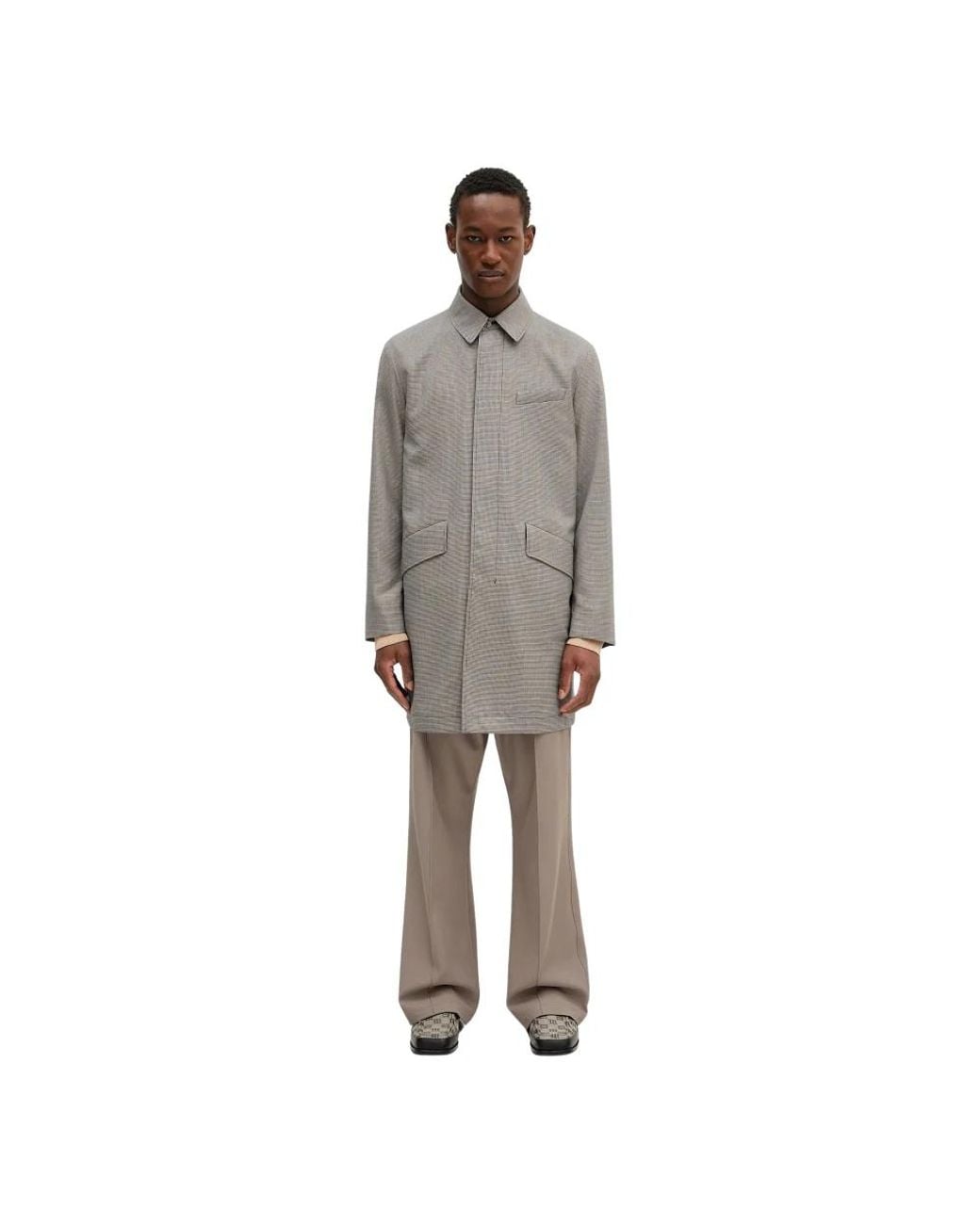 Single-Breasted Coats Paul Smith de hombre de color Gray