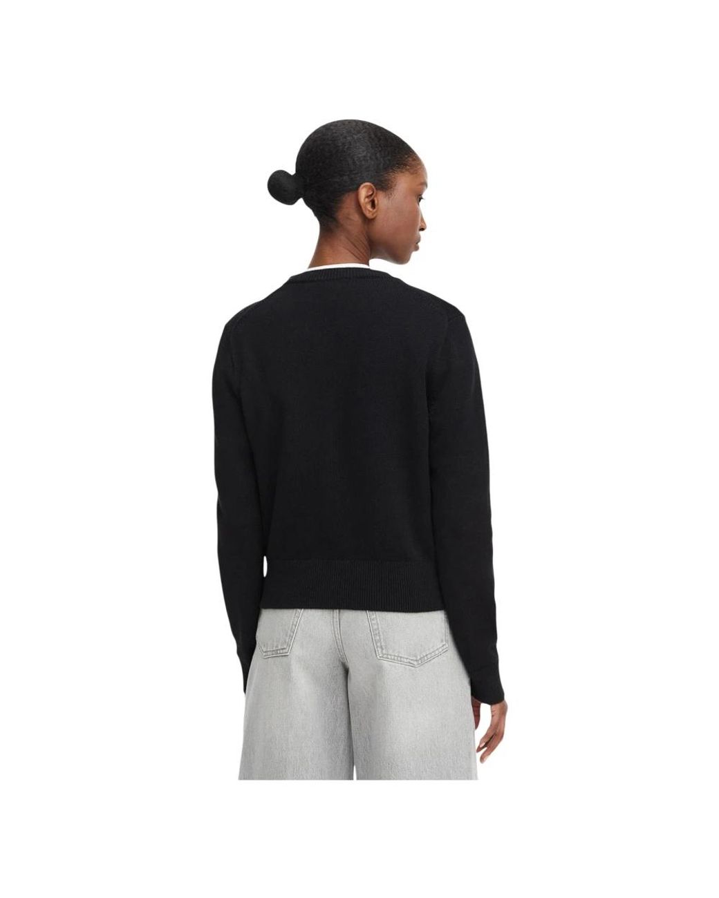 Calvin Klein Black Round-Neck Knitwear