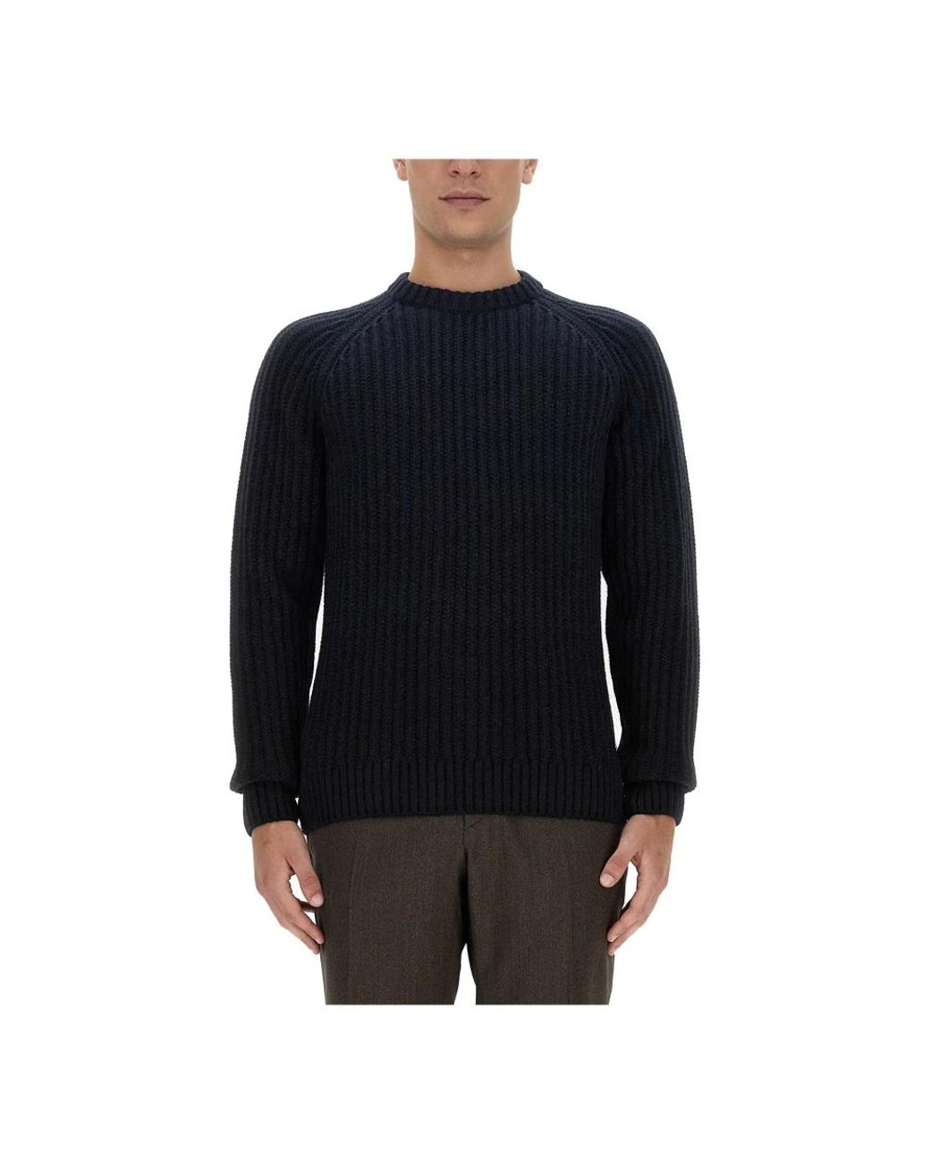 Brioni Black Round-Neck Knitwear for men