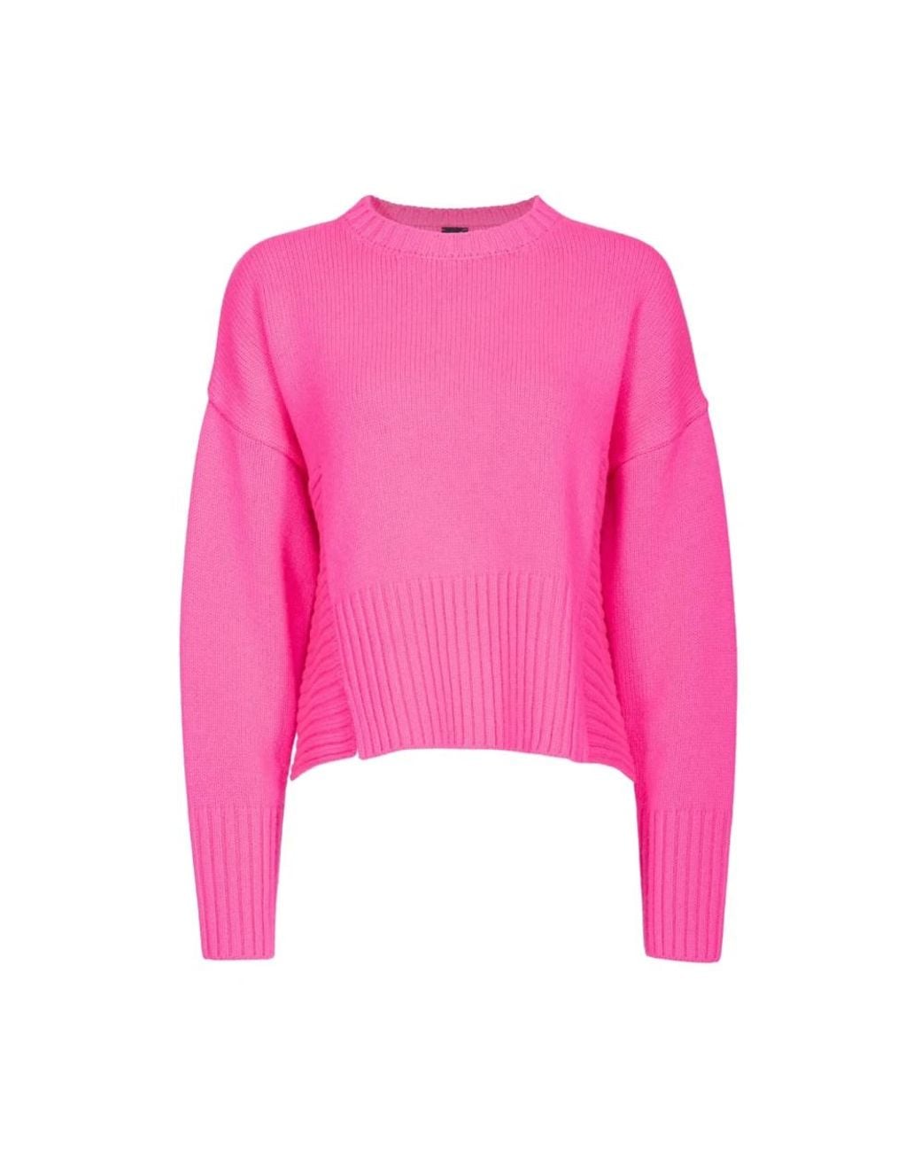 Pinko Pink Round-Neck Knitwear