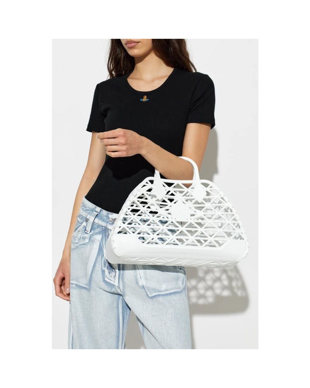 Vivienne Westwood White Handbags