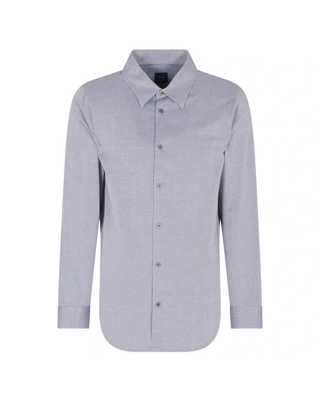 ARMANI EXCHANGE Blue Casual Shirts for men