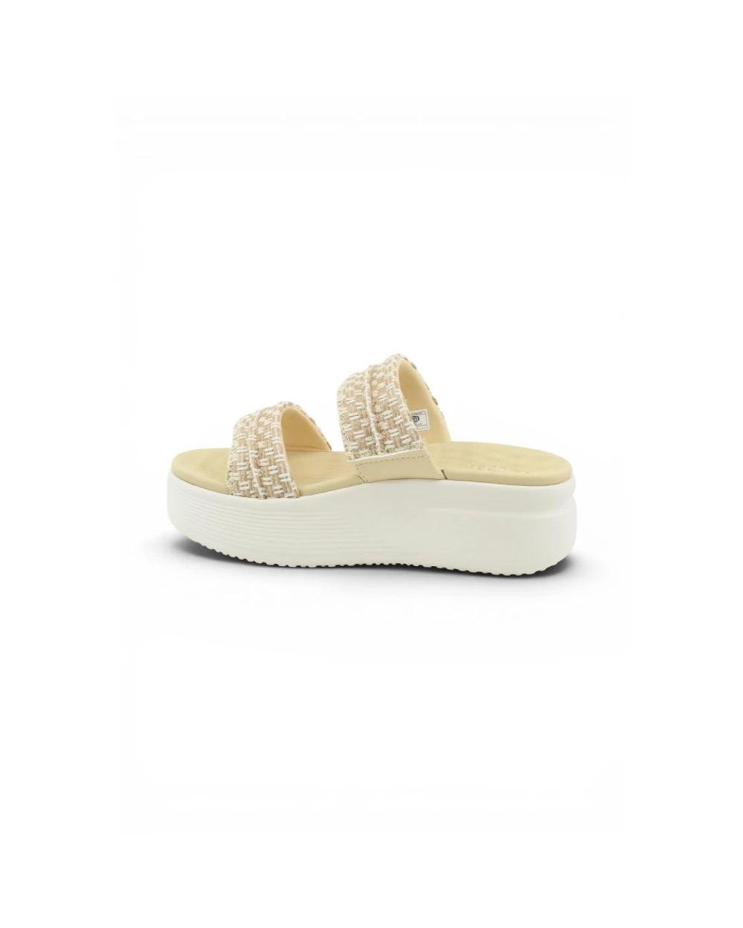 HeyDude White Keilsandalette