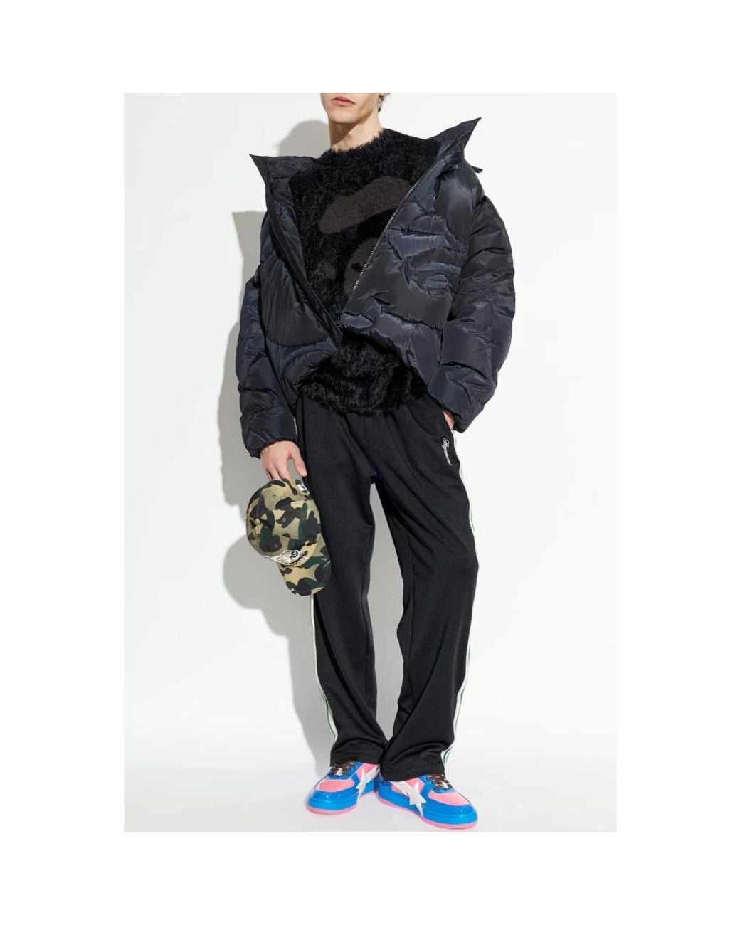 Down Jackets A Bathing Ape de hombre de color Blue