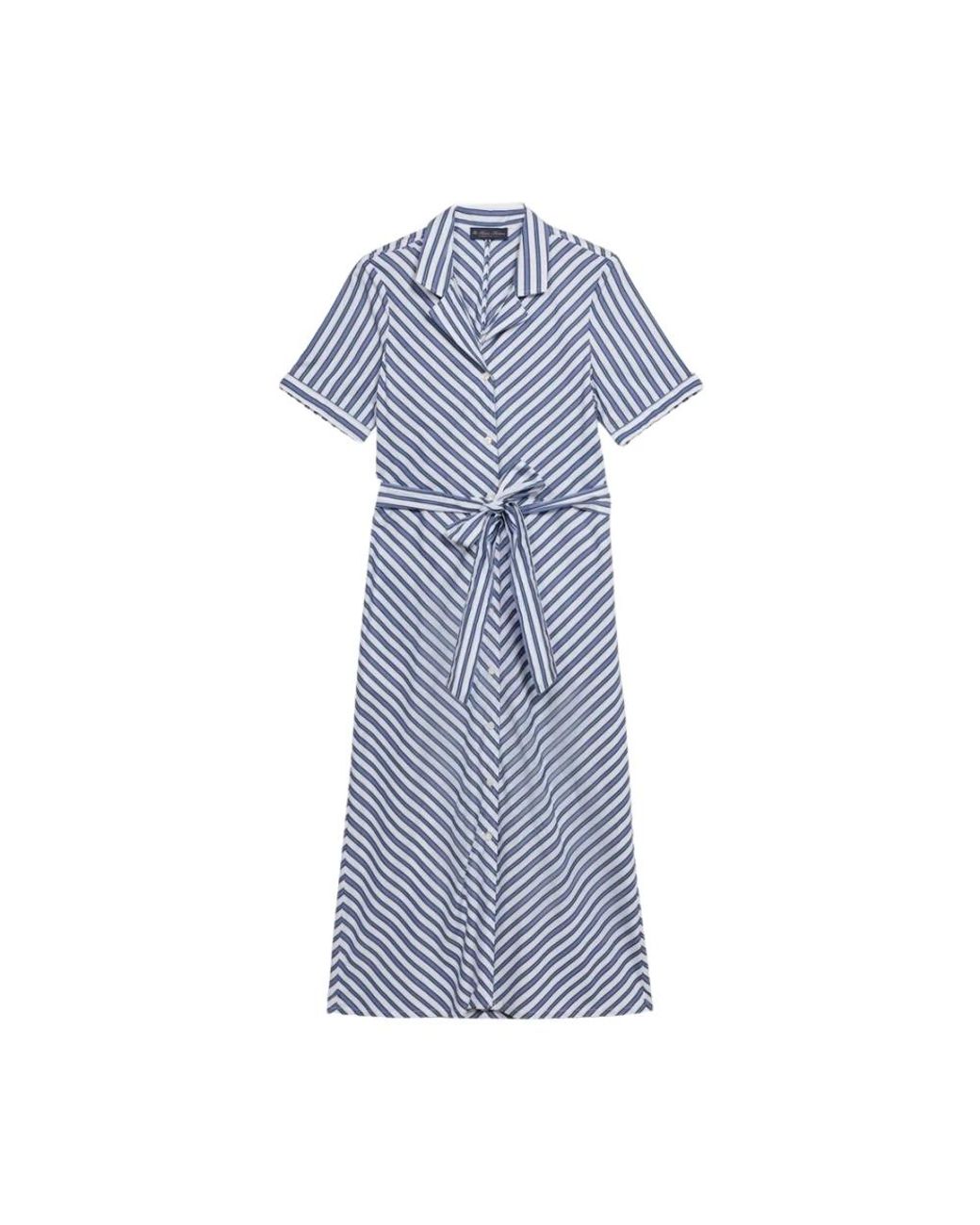 Brooks Brothers Blue Shirt Dresses