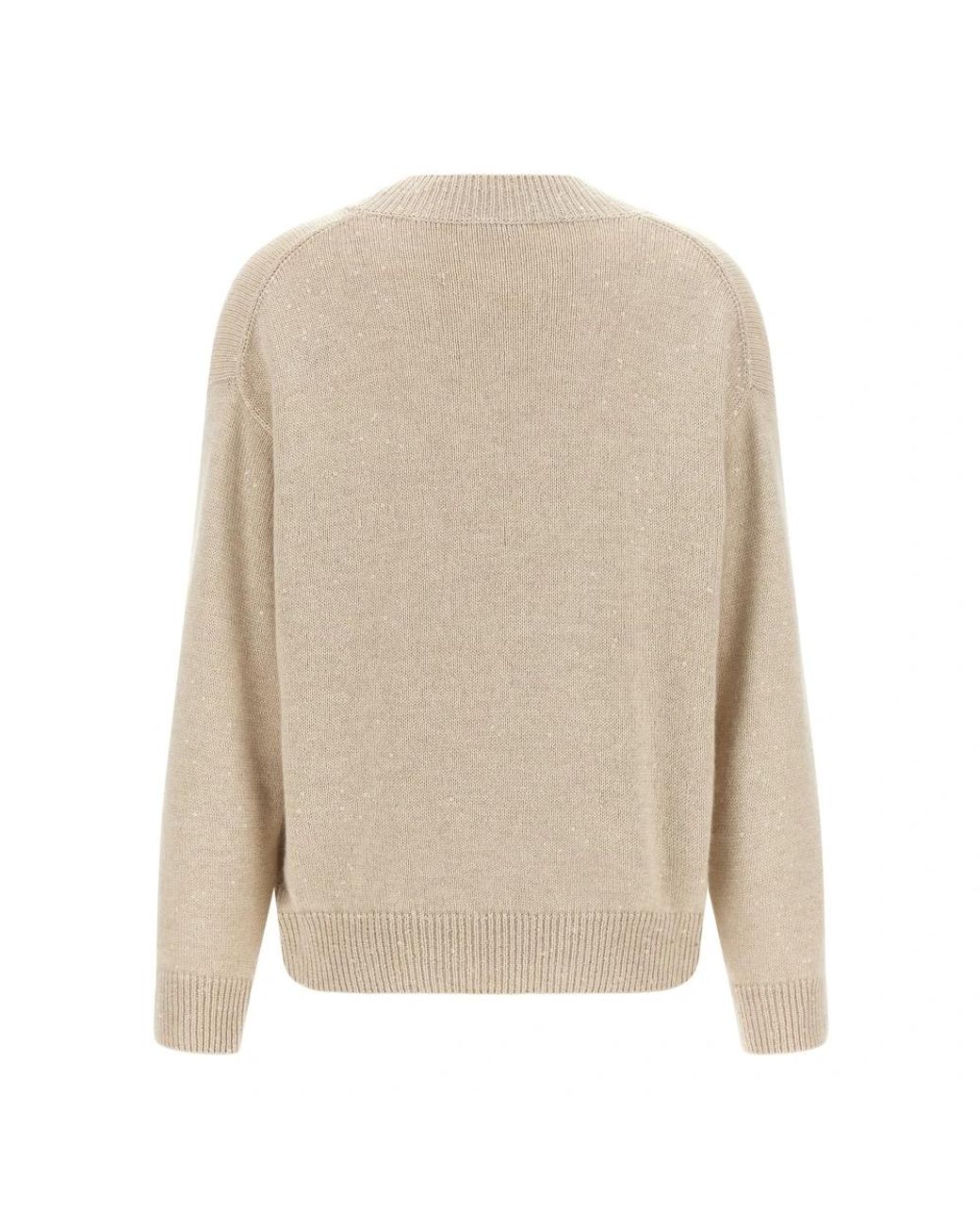 Brunello Cucinelli Natural Diamante Pullover