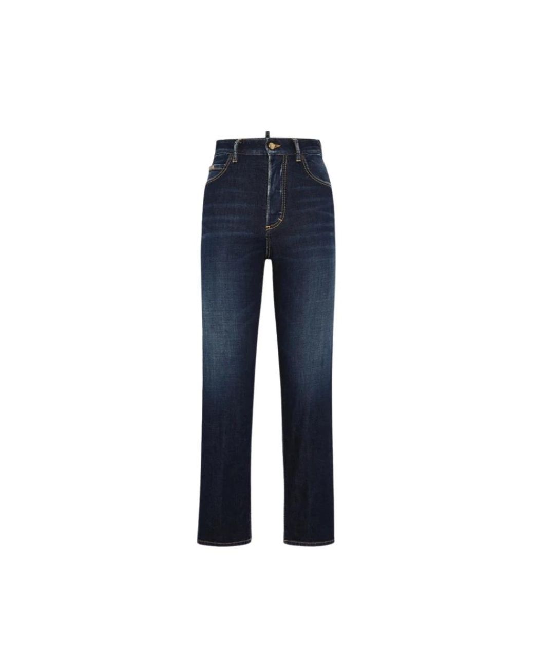 DSquared² Boston Cropped Jeans in het Blue