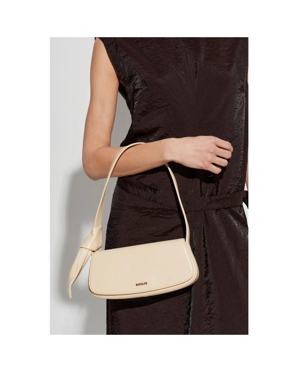 ROTATE BIRGER CHRISTENSEN Natural Shoulder Bags