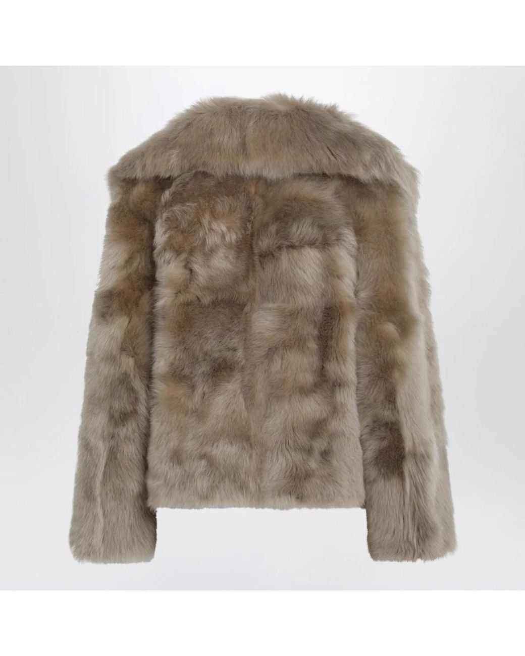 Blancha Brown Faux Fur & Shearling Jackets