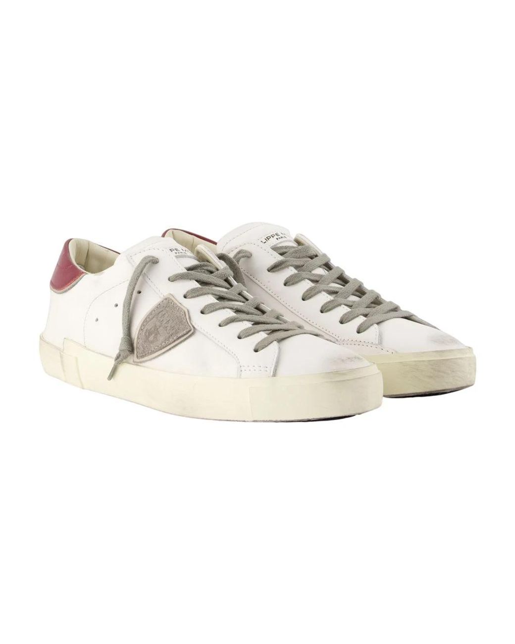 Philippe Model White Sneakers for men