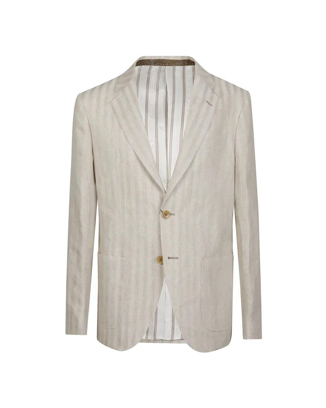 Etro Gray Blazers for men