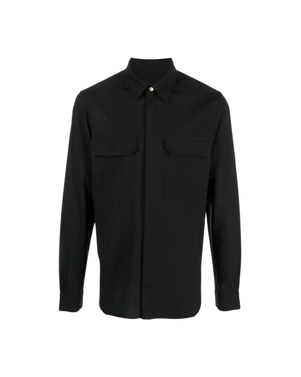 Rick Owens Leather Jassen in het Black voor heren