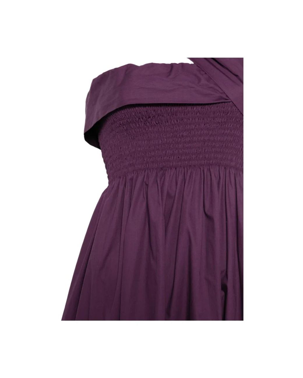 Maxi Dresses Tela de color Purple