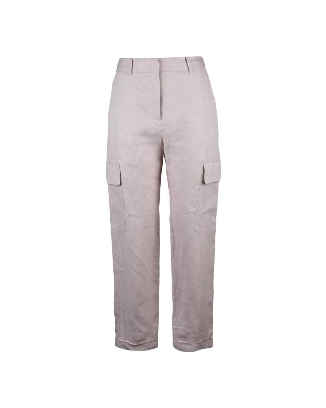 Eleventy Cargo Cropped Broek in het Gray
