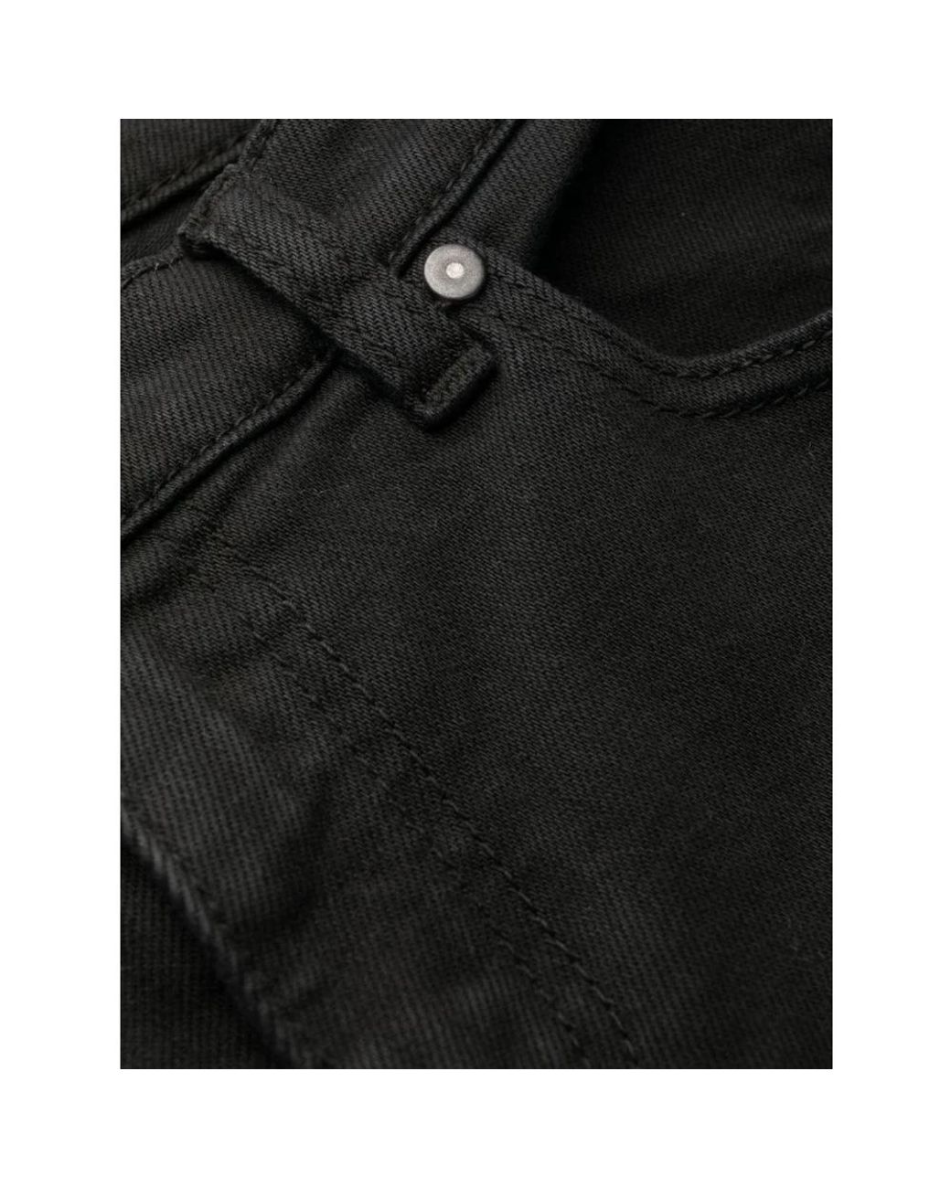 P.A.R.O.S.H. Black Slim Fit Jeans