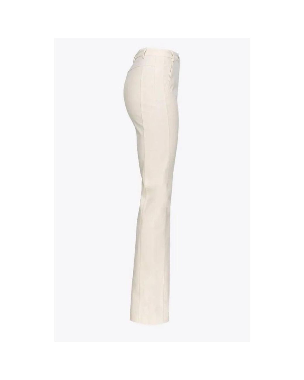 Pinko Straight Trousers in het Natural